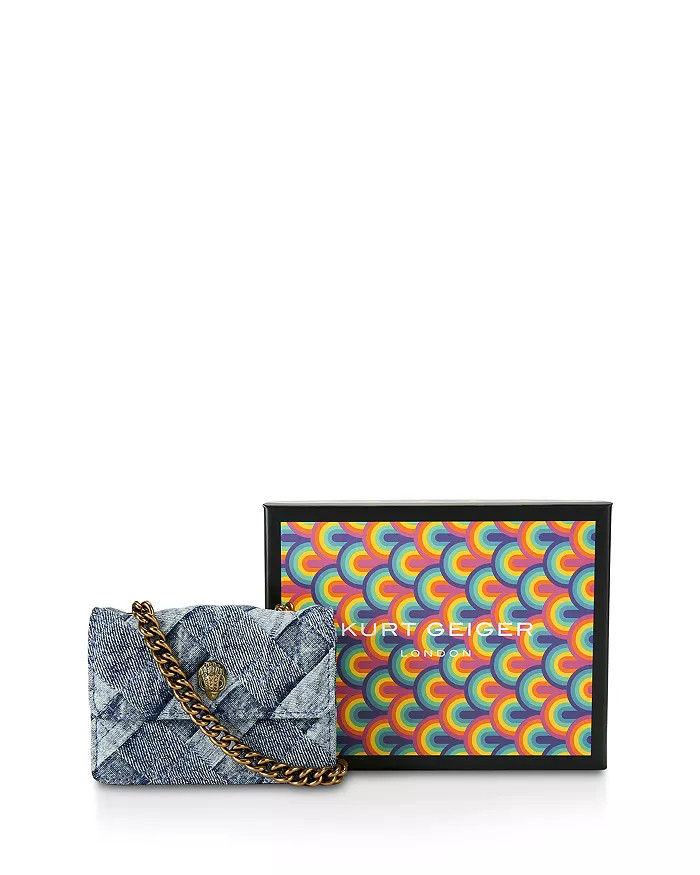 KURT GEIGER LONDON Micro Kensington Denim Crossbody Bag   Back to results -  Handbags - Bloomingd... | Bloomingdale's (US)