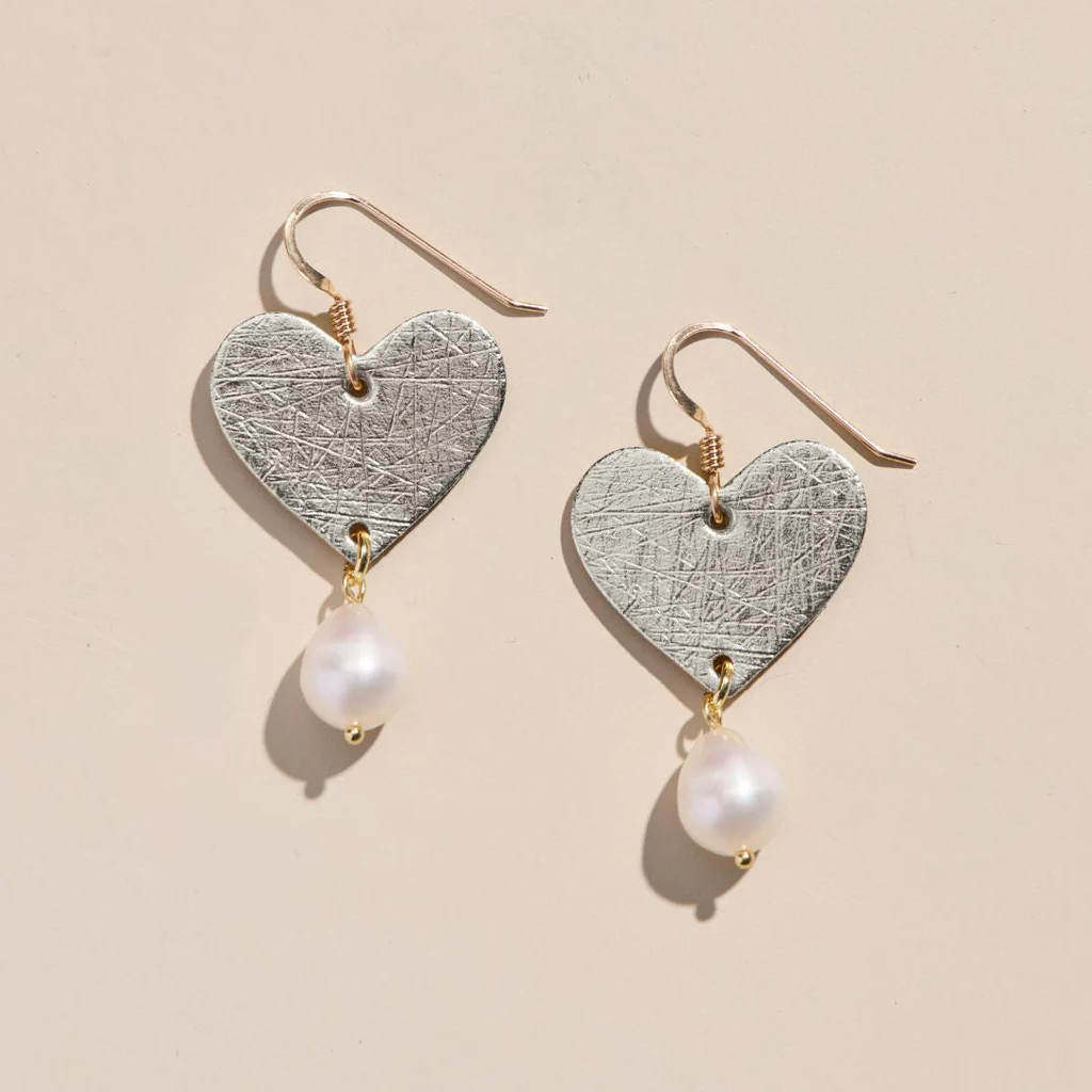 Vintage Silver Mixed Metal Eden | Nickel and Suede