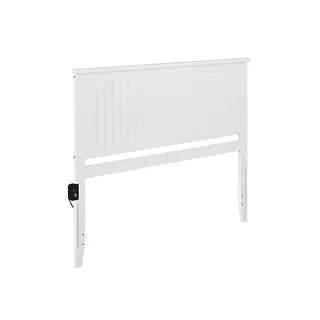 Nantucket Solid Wood Panel Headboard with Attachable USB Charger | Bed Bath & Beyond