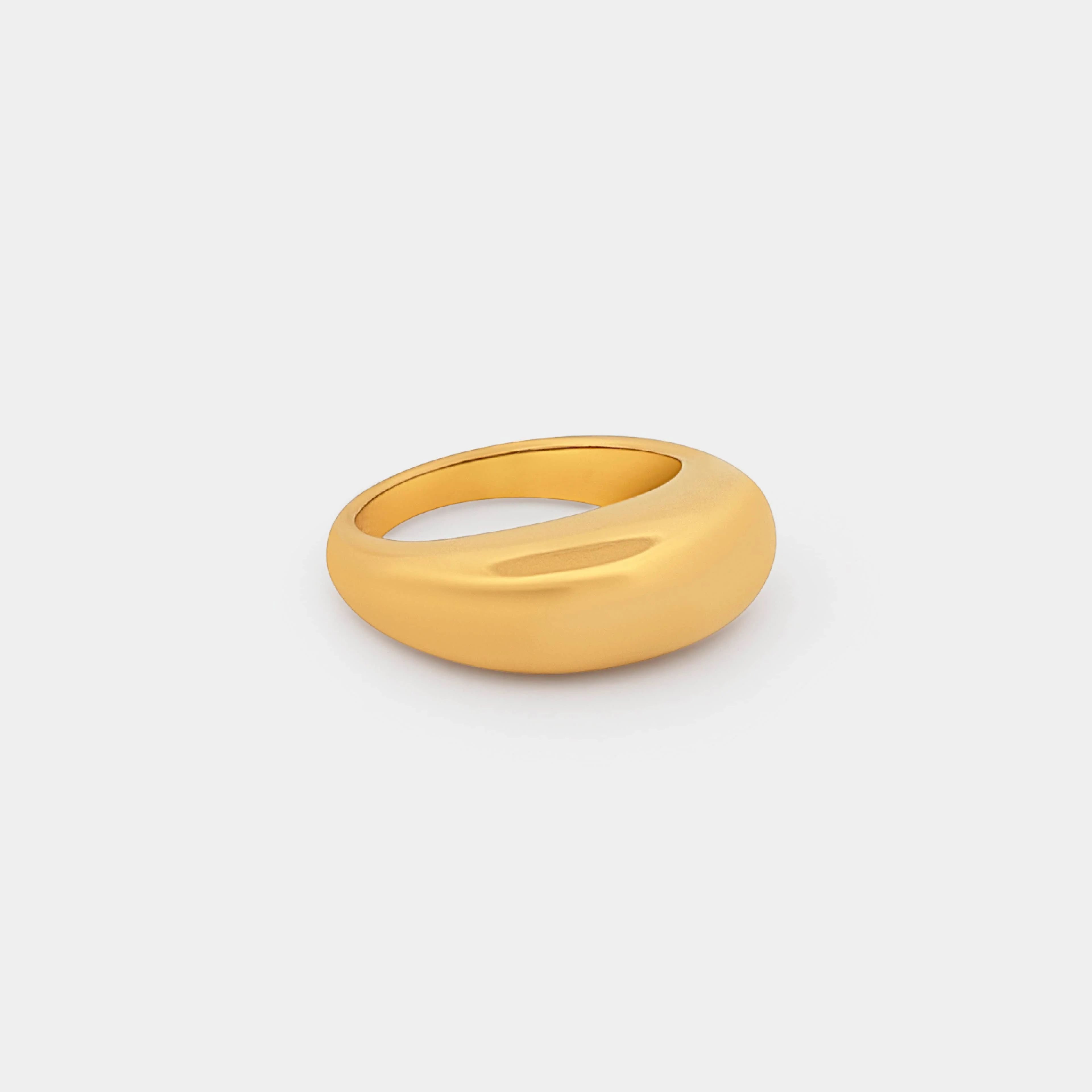 Stackable Chunky Dome Ring | LINK'D THE LABEL