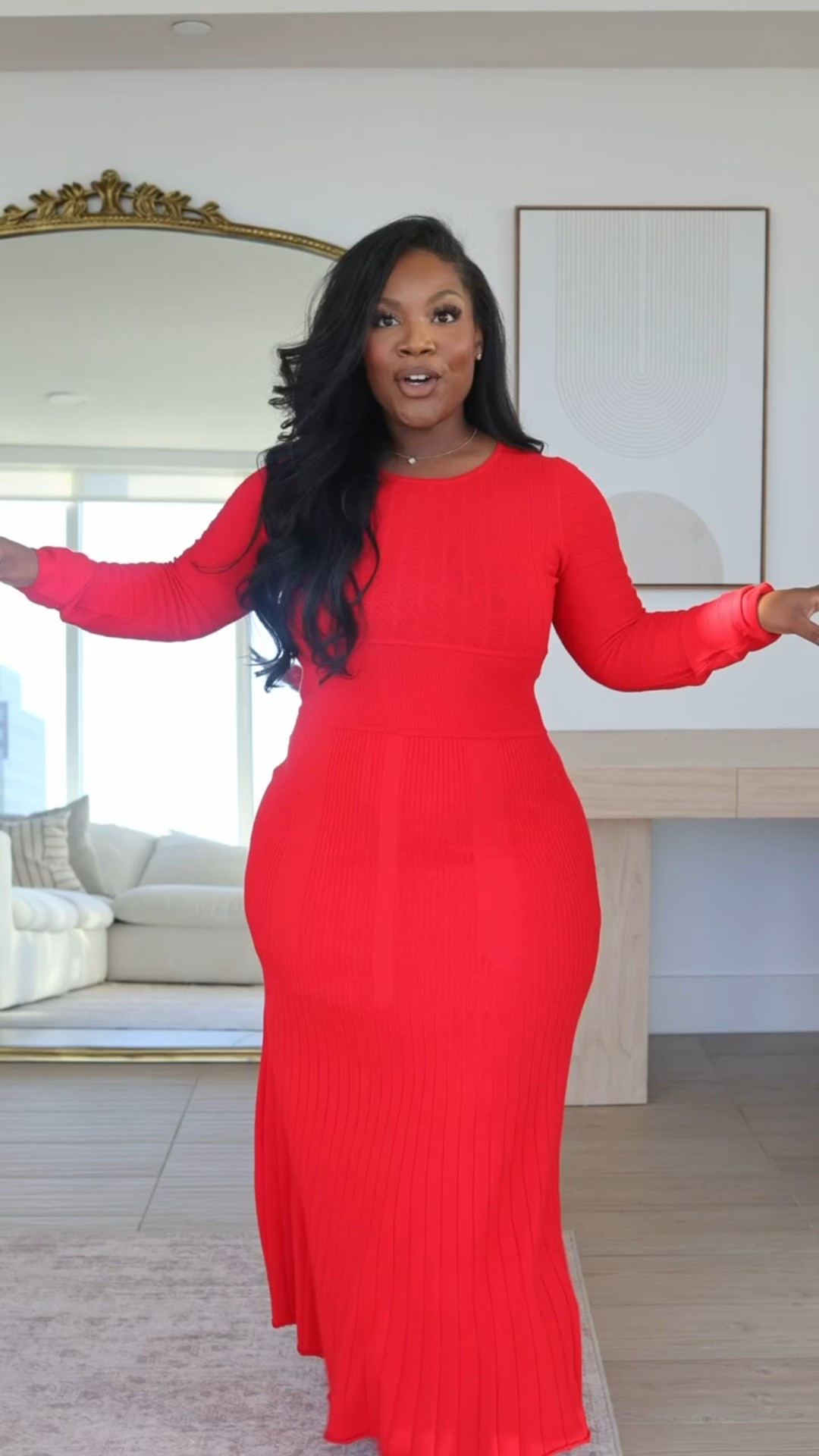 Living for this red right now! 😍 Such a flattering dress that’s perfect for Valentine’s Day coming up! 

Use code EMMYXSPANX for $$ off! ✨

Dress: Size L 

Long dress, red dress, galentine’s party, date night dress, curvy girl outfit, Emmy Petit

#LTKPetite #LTKMidsize