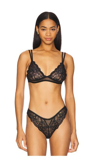 Free People x Intimately Fp Lace Lover Bralette in Black. - size S | Revolve Clothing (Global)