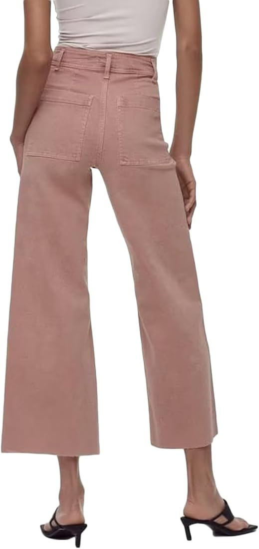 Supgoreou Wide Leg Jeans for Women High Waisted Stretch Casual Work Baggy Denim Pants Trousers 20... | Amazon (US)