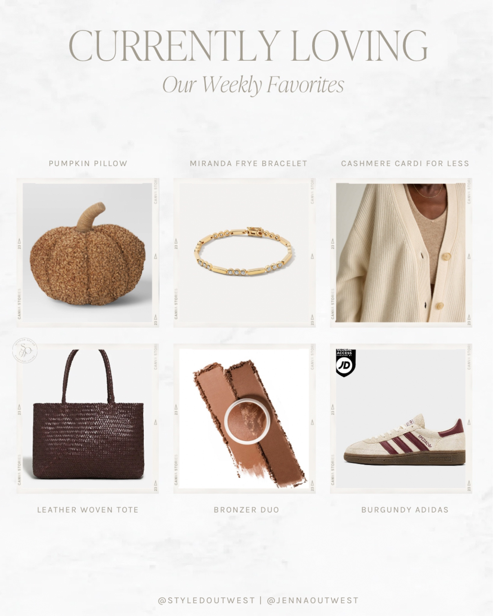 Currently loving | this weeks faves @styledoutwest 

Use code Jennam10 for 10% off and free shipping at Miranda Frye

#LTKStyleTip #LTKSeasonal #LTKFindsUnder100