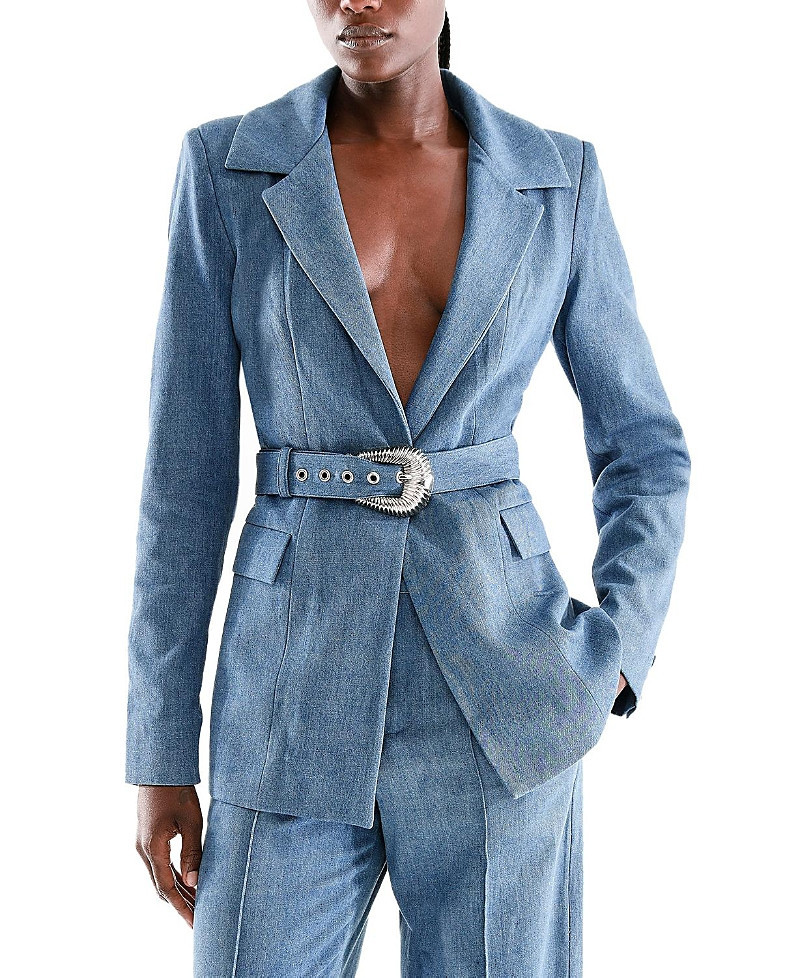 As by Df Dominga Denim Blazer | Bloomingdale's (US)