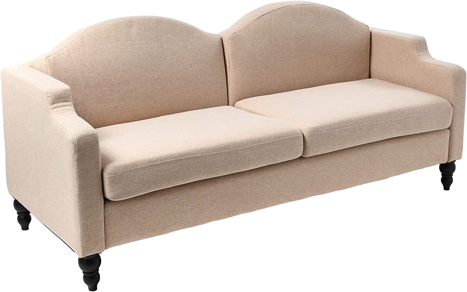 Creative Co-Op Washington Upholstered, Wheat Sofa | Amazon (US)