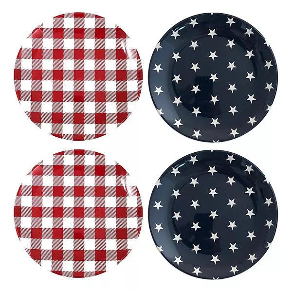 Celebrate Americana Together 4-pc. Melamine Salad Plate Set | Kohl's