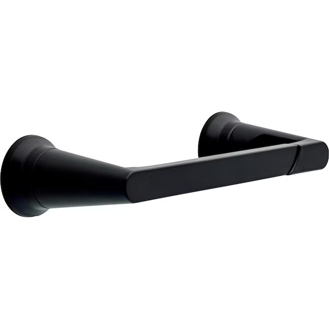Delta Sparrow Matte Black Wall mount Pivot Toilet Paper Holder 1 -Rolls with Storage | Lowe's