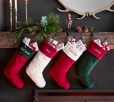 Classic Velvet  Stockings | Pottery Barn (US)