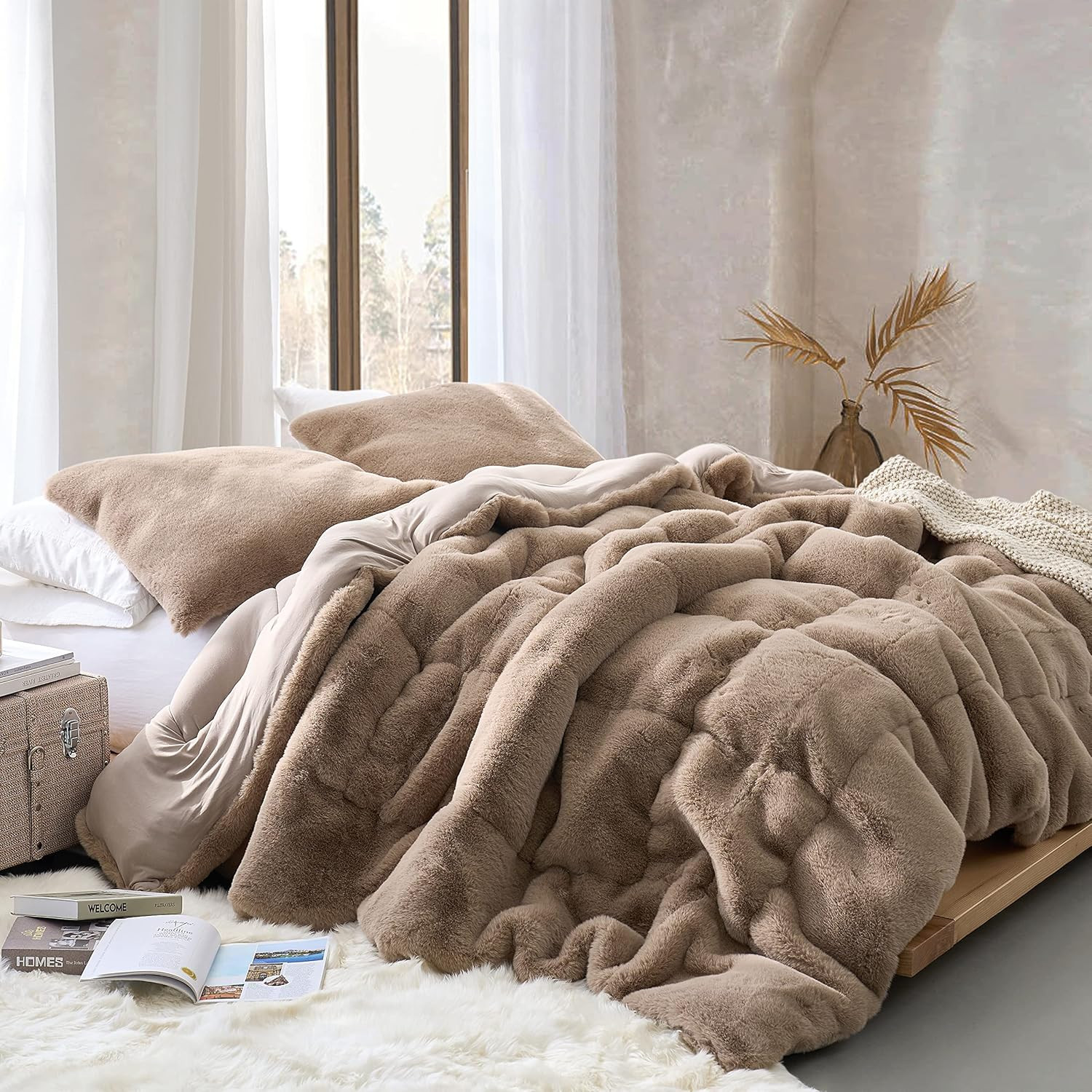 Chunky Bunny Yoga - Coma Inducer® King Oversized Comforter - Cobblestone | Amazon (US)
