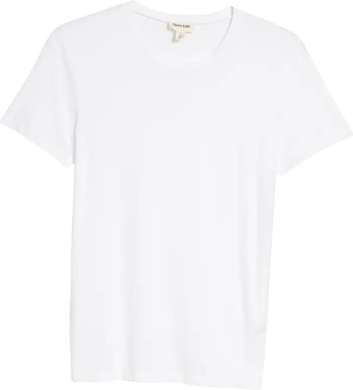 Open Edit Organic Cotton Blend T-Shirt | Nordstrom | Nordstrom