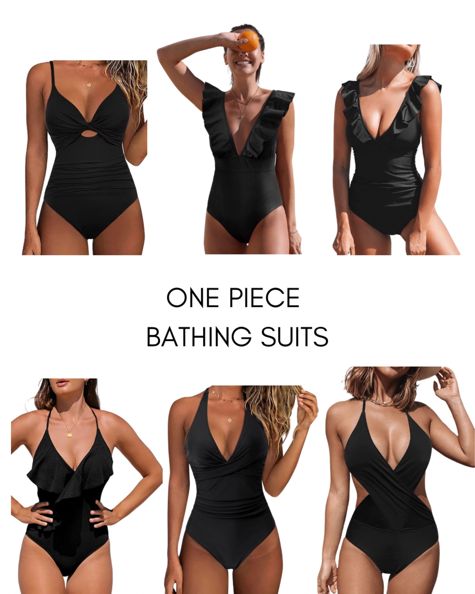 Black Amazon One Piece Bathing suits swim swimsuits 

#LTKresort #LTKvacation #resort #vacation #resortvacation #beach #trip #amazon #founditonamazon #amazonfinds #swimsuit #bathingsuit

#LTKswim #LTKtravel #LTKunder50