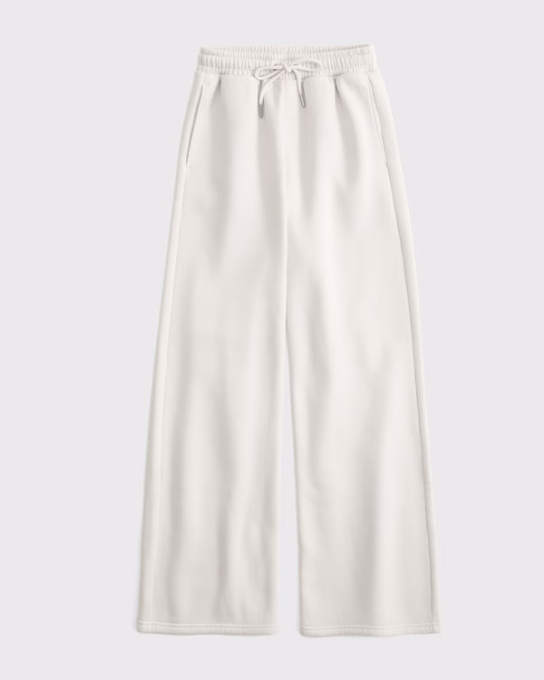 High Rise Wide Leg Sunday Sweatpant | Abercrombie & Fitch (US)