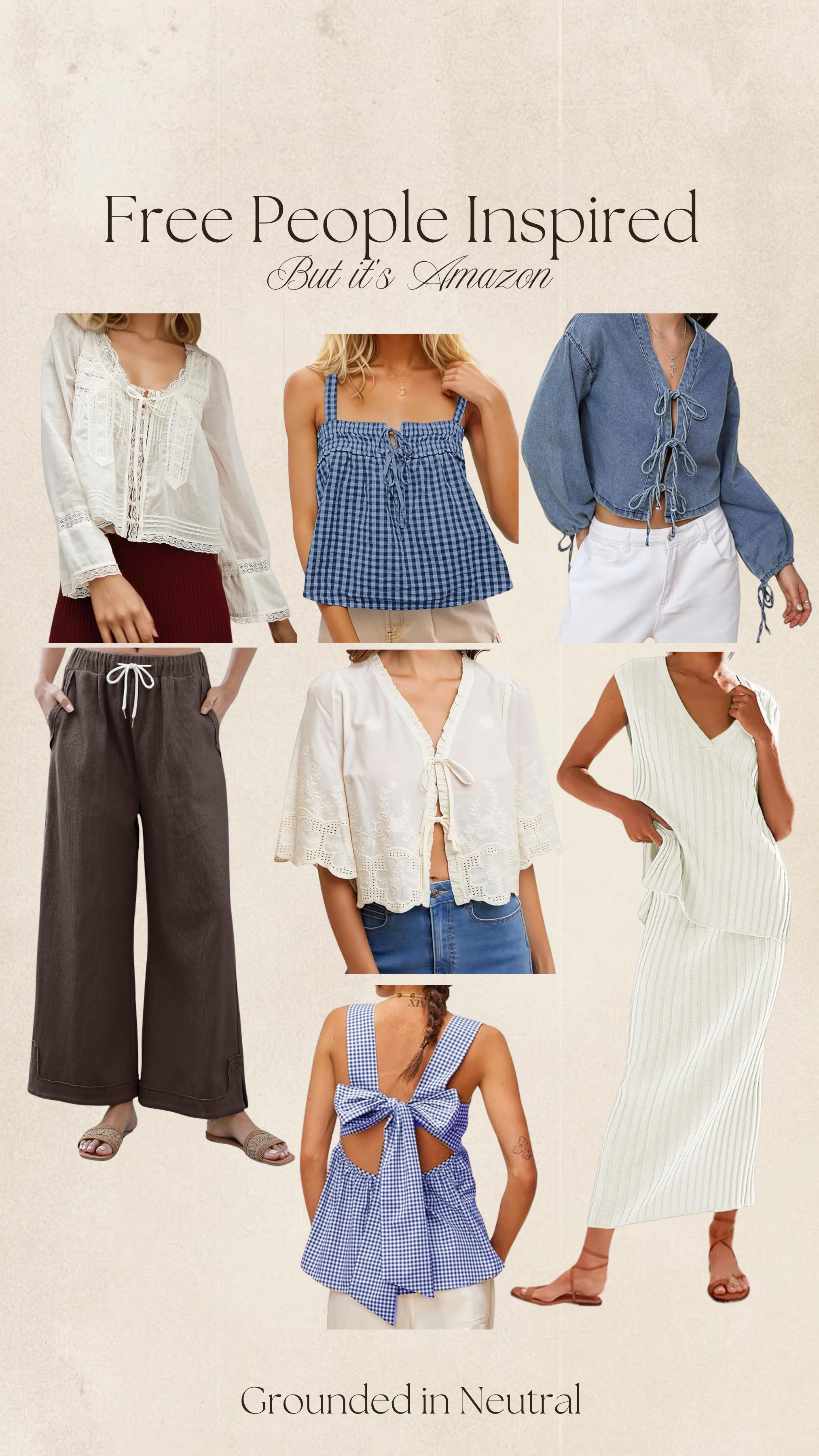 It’s giving Free People but all from Amazon! 🩵🤎

#LTKootd #LTKgrwm