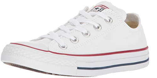 Converse Unisex Chuck Taylor All Star Low Top Optical White Sneakers - 6 D(M) US | Amazon (US)