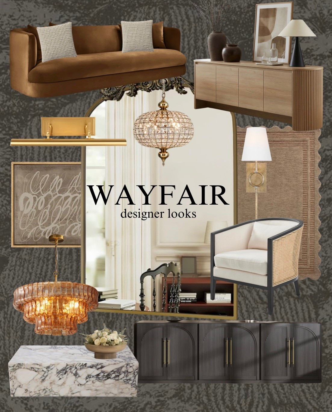 Designer look, without the designer markup! 🙌 These are some of my @Wayfair go to pieces I use to build a warm, layered space that still feels elevated. #ad #Wayfair #WayfairPartner #LTKhome