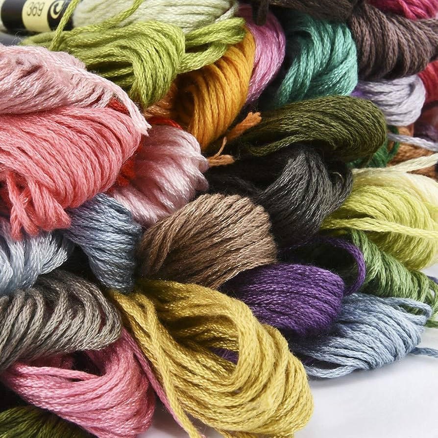 Friendship Bracelet String 50 Skeins Rainbow Color Embroidery Floss Cross Stitch Embroidery Threa... | Amazon (US)