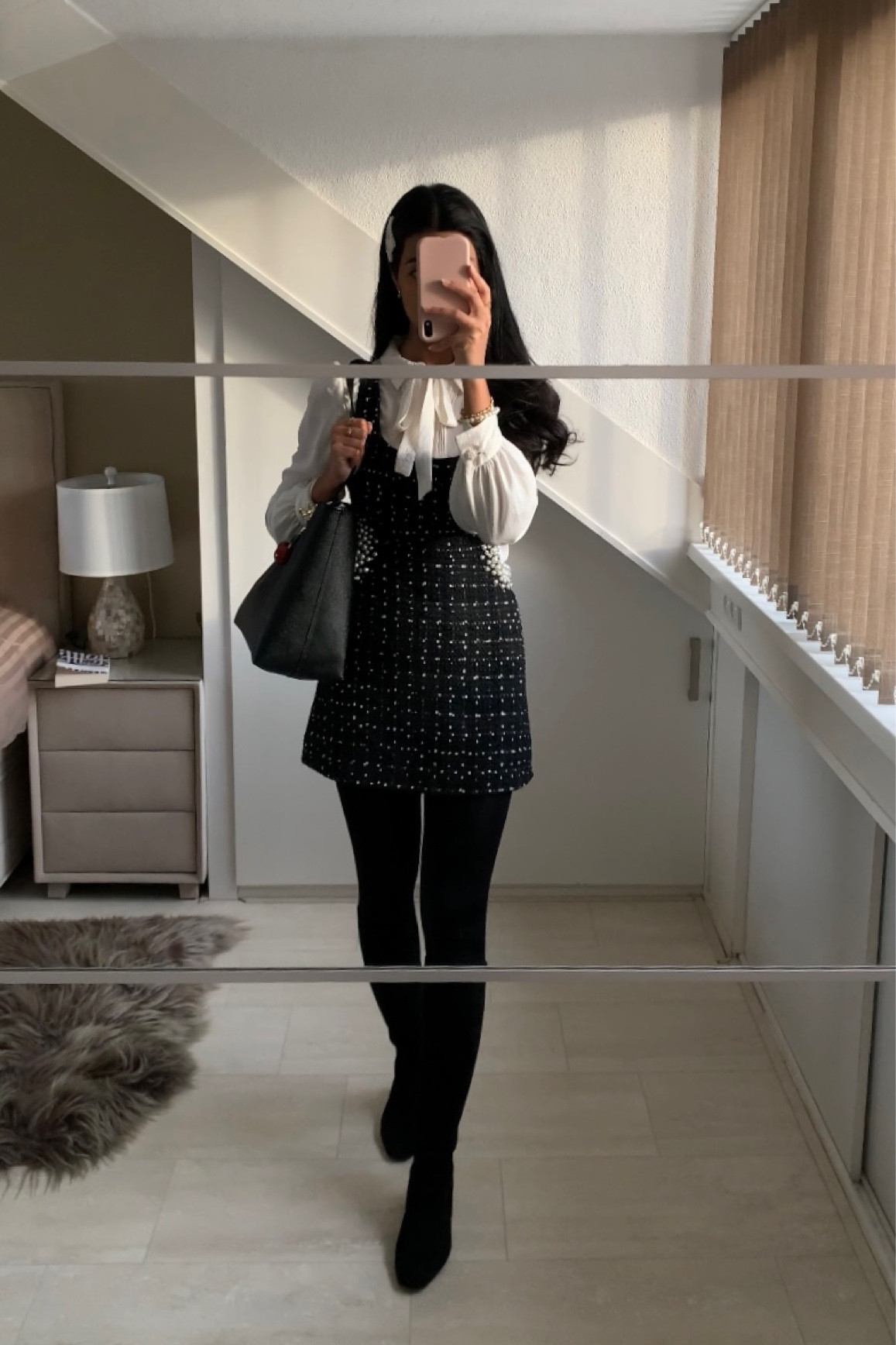 Shirt: zara 2492/478
Dress: bought last year from zara

This dress has cut outs on the sides, but by layering it with a shirt or a turtleneck sweater you can still make it modest! 🤍

winter university modest layered outfit

#LTKeurope #LTKstyletip #LTKSeasonal