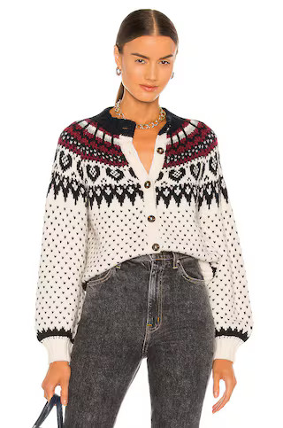THE HEART FAIR ISLE CARDIGAN | Revolve Clothing (Global)