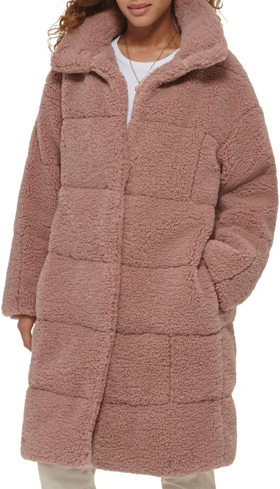 Levi's Women's Long Length Quilted Sherpa Jacket | Amazon (US)
