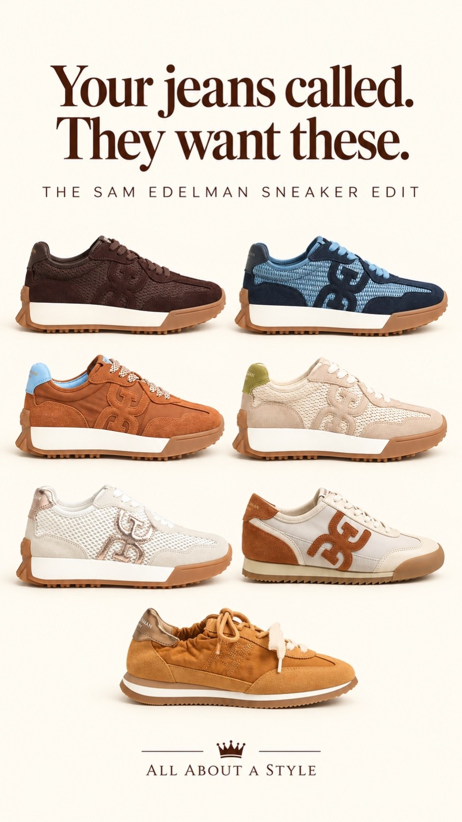 These deserve a spot in the rotation. 🤎 Which pair is your favorite?

Come pick your favorite with me—follow All About a Style on the LTK app to shop every pair. 🤎

#SamEdelman #SneakerStyle #EverydayStyle #LTKFashion