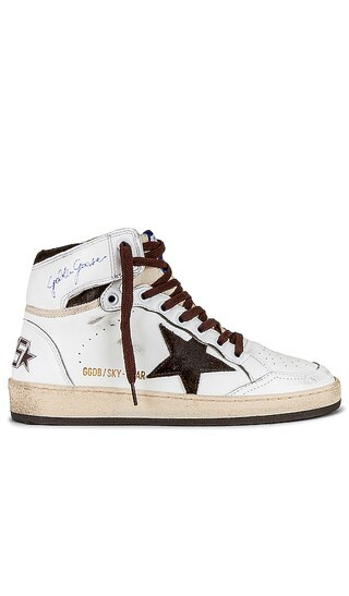Sky Star Sneaker in White, Beige, & Chocolate Brown | Revolve Clothing (Global)