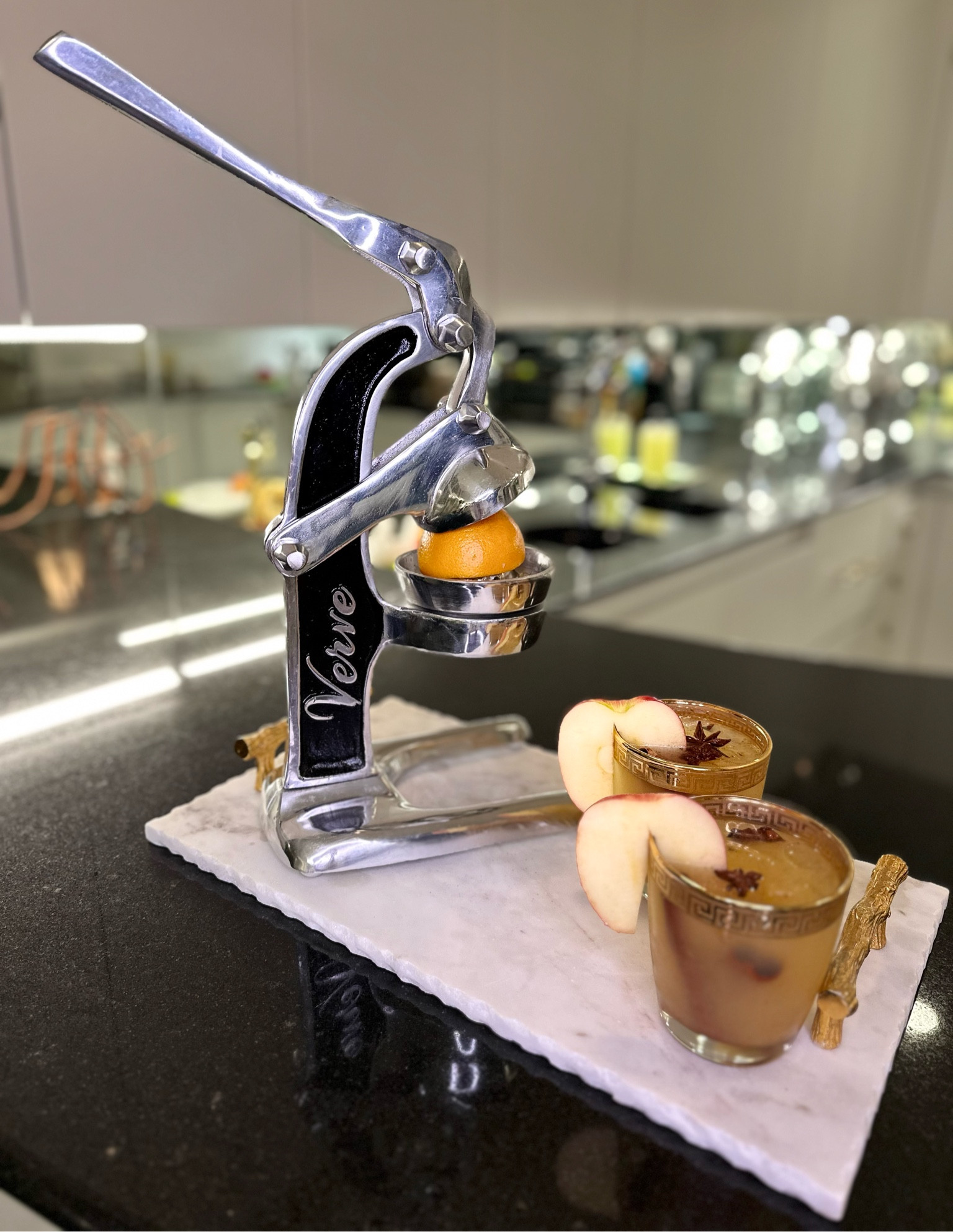 Verve Culture's handcrafted small Juicer makes a great holiday or hostess gifts and wedding gifts! 

Fresh lime juice makes all of the difference instead of bottled. 💚🍋‍🟩

Also, fresh orange juice is better because there is no added sugar. 🍊🧡

My @VerveCulture Small Juicer in shown here in Black. 

This chic & stylish Juicer is made in Black, Gold, Red, Green and Rose Gold that will match any kitchen. It's hand crafted with exceptional quality. 🖤💛❤️💚💗

#verveculture 
#holidaycocktails #holidayrecioes
#pumpkinspiceseason #pumpkinspiceeverything #pumpkinspicemargarita

#LTKGiftGuide #LTKHome #LTKHoliday