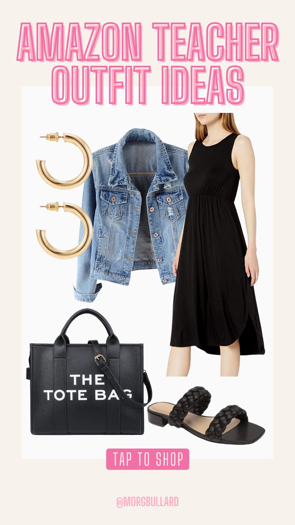 Teacher Outfit | Teacher Look | MIDI Dress | Denim Jacket | Amazon Teacher Look

#LTKstyletip #LTKunder100 #LTKunder50