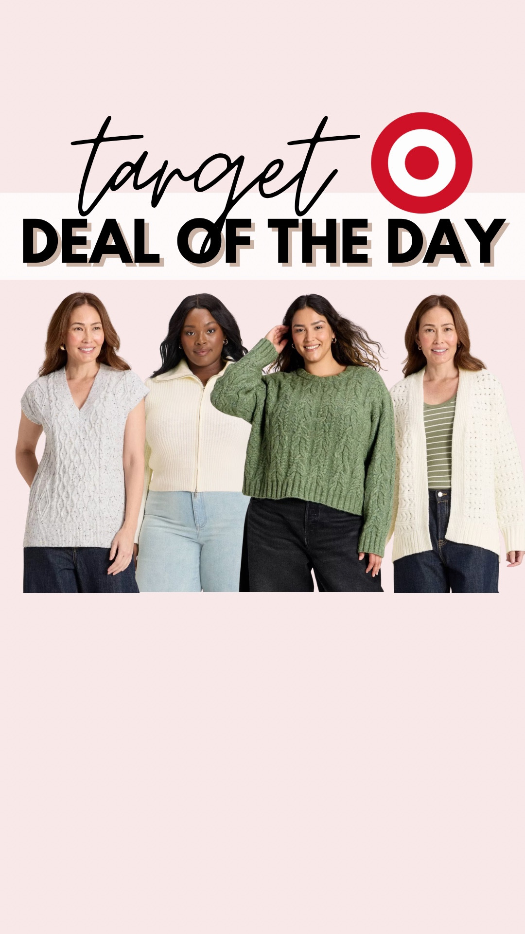 20% off womens sweaters 
Target finds and deals 
Christmas sweater 

#LTKGiftGuide #LTKSaleAlert #LTKHoliday