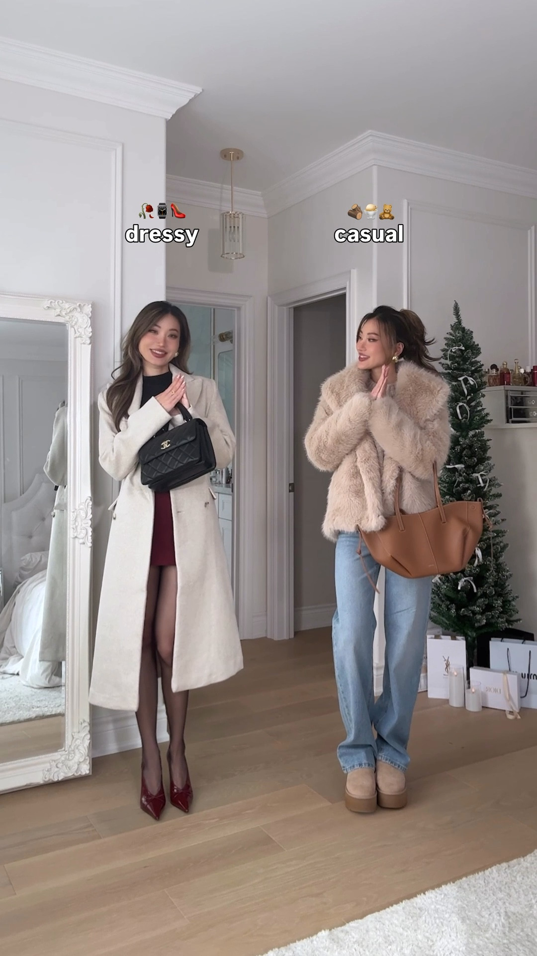 Which one are you? Both looks now on sale @dynamiteclothing! 💓

*exclusions apply

#LTKootd #LTKCyberWeek #LTKgrwm