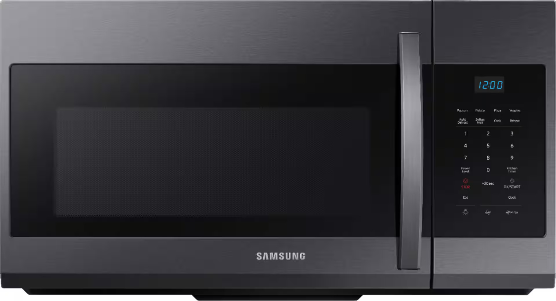 Samsung 1.7 Cu. Ft. Over-the-Range Microwave Black Stainless Steel ME17R7021EG - Best Buy | Best Buy U.S.