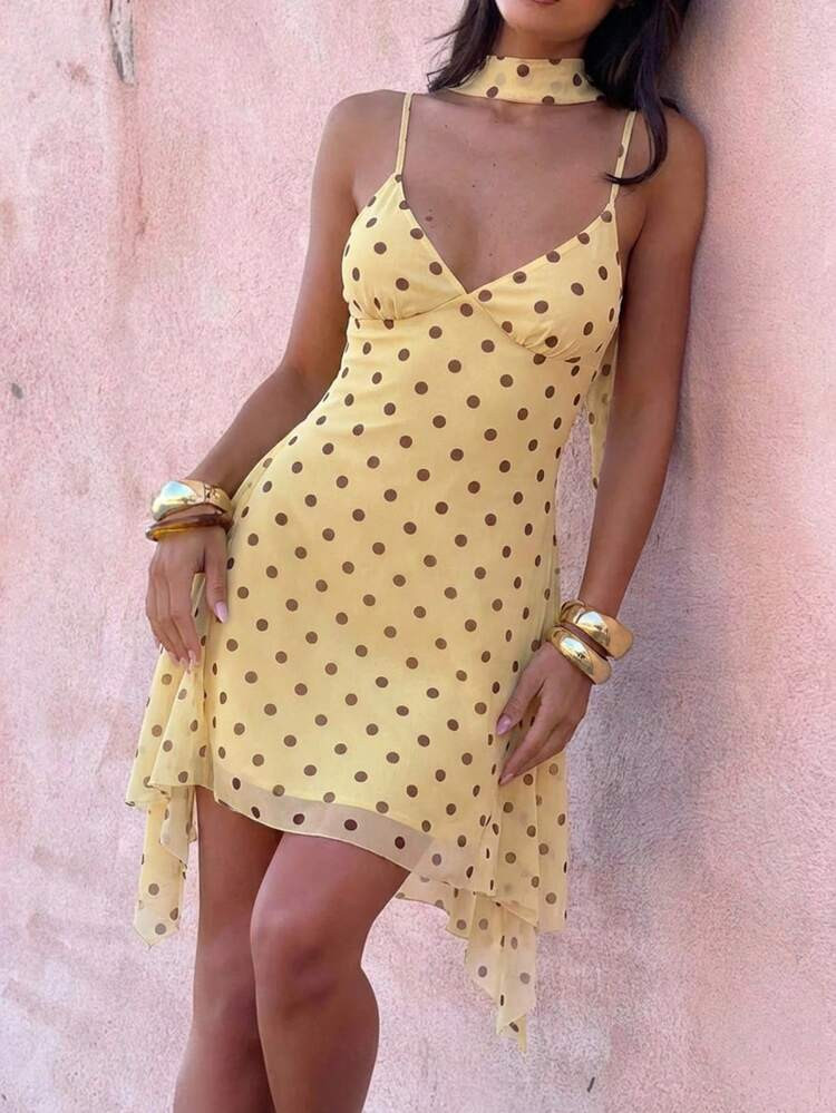 Aloruh Women's Sexy Leopard Print Spaghetti Strap Mini Dress, Summer Summer Summer Outfits Summer Clothes Beach Outfits For Woman Beach Vacation Vacation Outfits Woman Boho Tropical Vacation Woman Clothe,Summer Dress,Vacation Dress | SHEIN