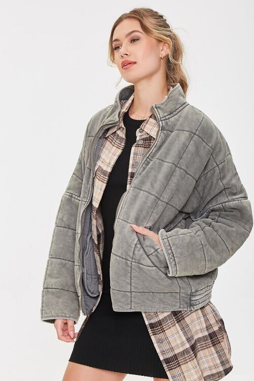 Quilted Zip-Up Jacket | Forever 21 (US)