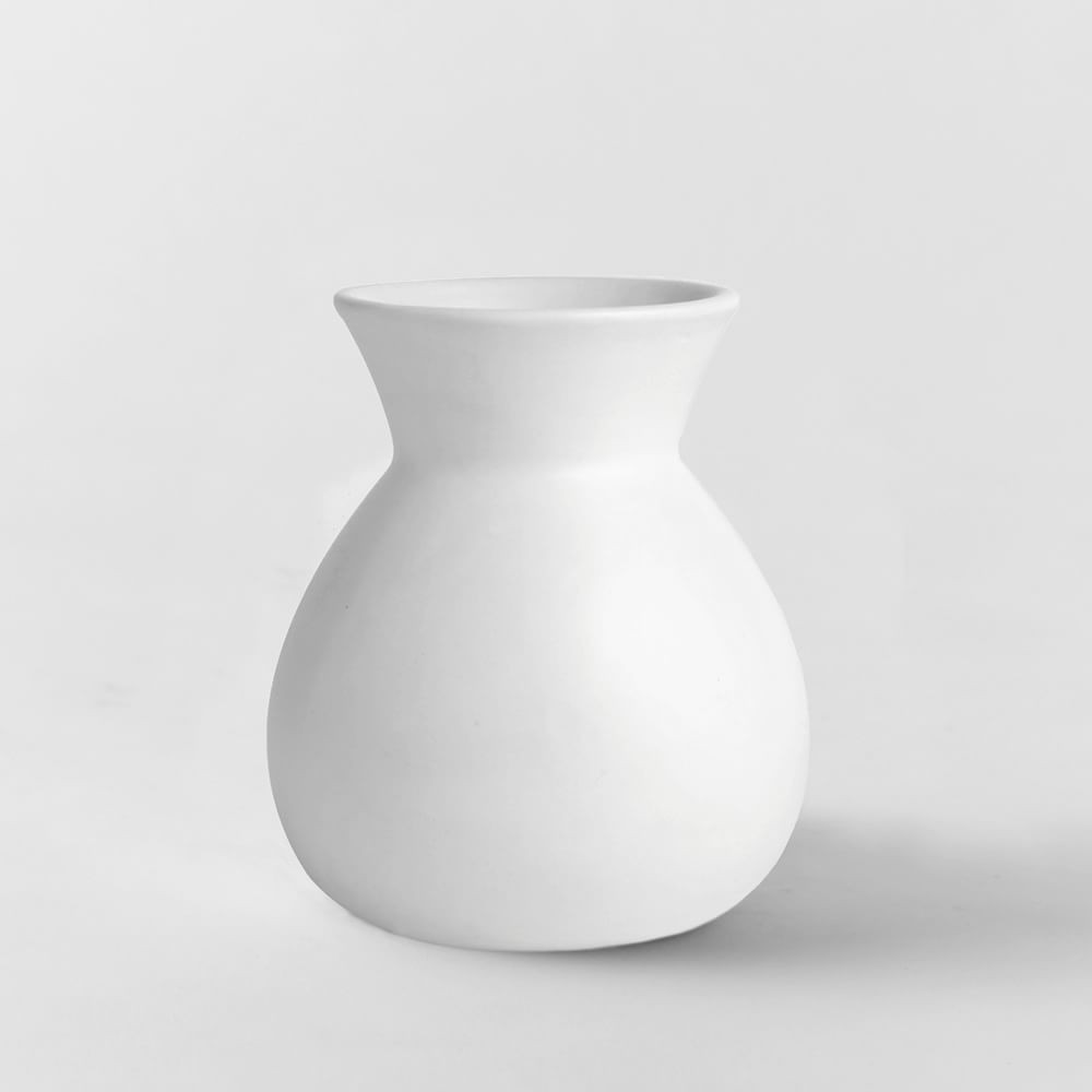Pure White Ceramic Vases | West Elm (US)
