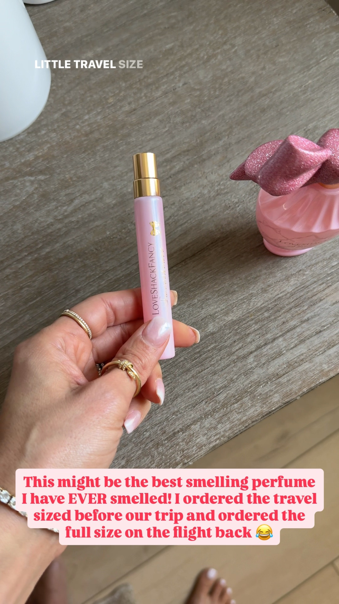 This might be the best smelling perfume I’ve tried in a long time!! Sweetheart by LoveShackFancy! Fruity florals and smells amazing!

#LTKmorningroutine #LTKselfcare #LTKBeauty