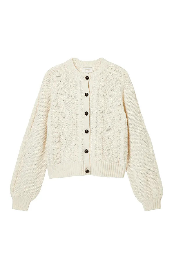 Ladies Joules Rafferty Cable Knit Cardigan | The House of Bruar