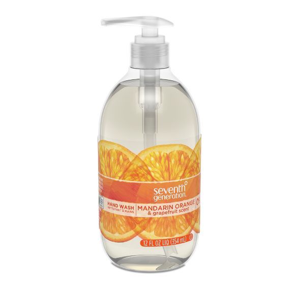 Seventh Generation Mandarin Orange & Grapefruit Liquid Hand Soap - 12 fl oz | Target