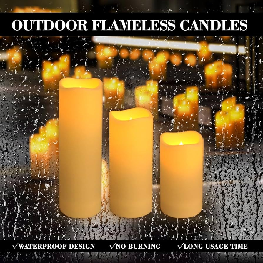 144-Pack LED Flameless Candles with Remote Control - Battery Operated, Timer, Dimmable, 3D Flame ... | Amazon (US)