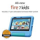 All-new Fire 7 Kids tablet, 7" display, ages 3-7, with content kids love, ad-free, Kid-Proof Case, 1 | Amazon (US)