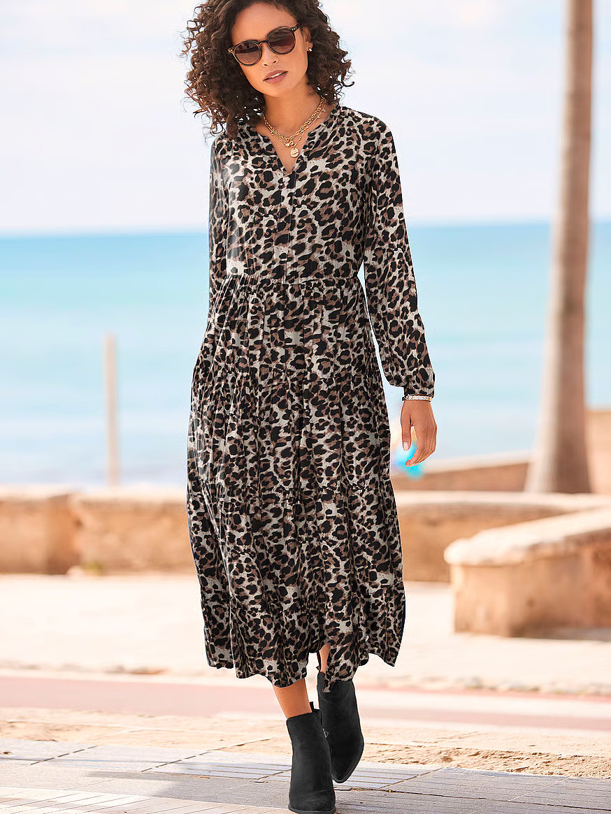 Buy Button Front Midi Dress - Order Dresses online 1125322100 - Victoria's Secret US | Victoria's Secret (US / CA )