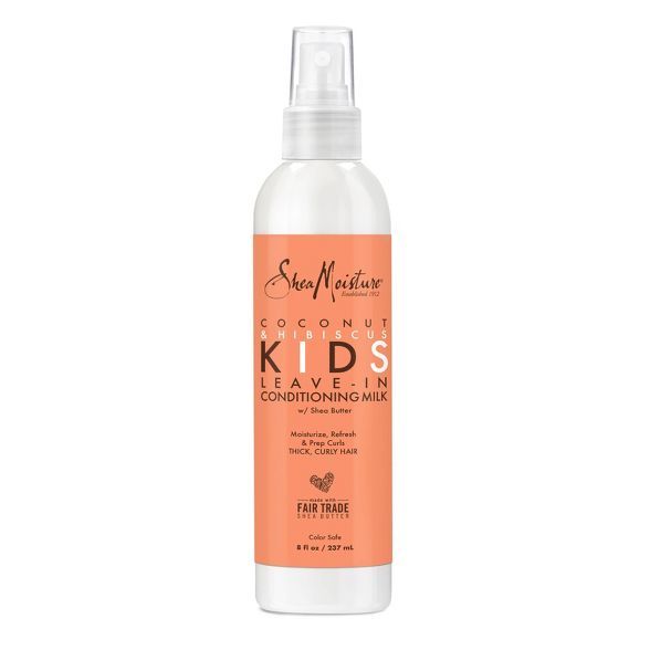 SheaMoisture Coconut & Hibiscus Kids Leave-In Conditioning Milk - 8 fl oz | Target