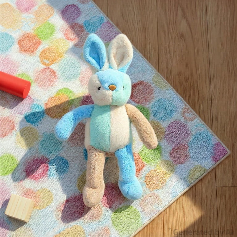 Patchwork Bunny Plush, Multicolor, 23", Easter by Way To Celebrate | Walmart (US)
