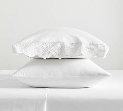 Eyelet Pillowcases - Set of 2 | Pottery Barn (US)
