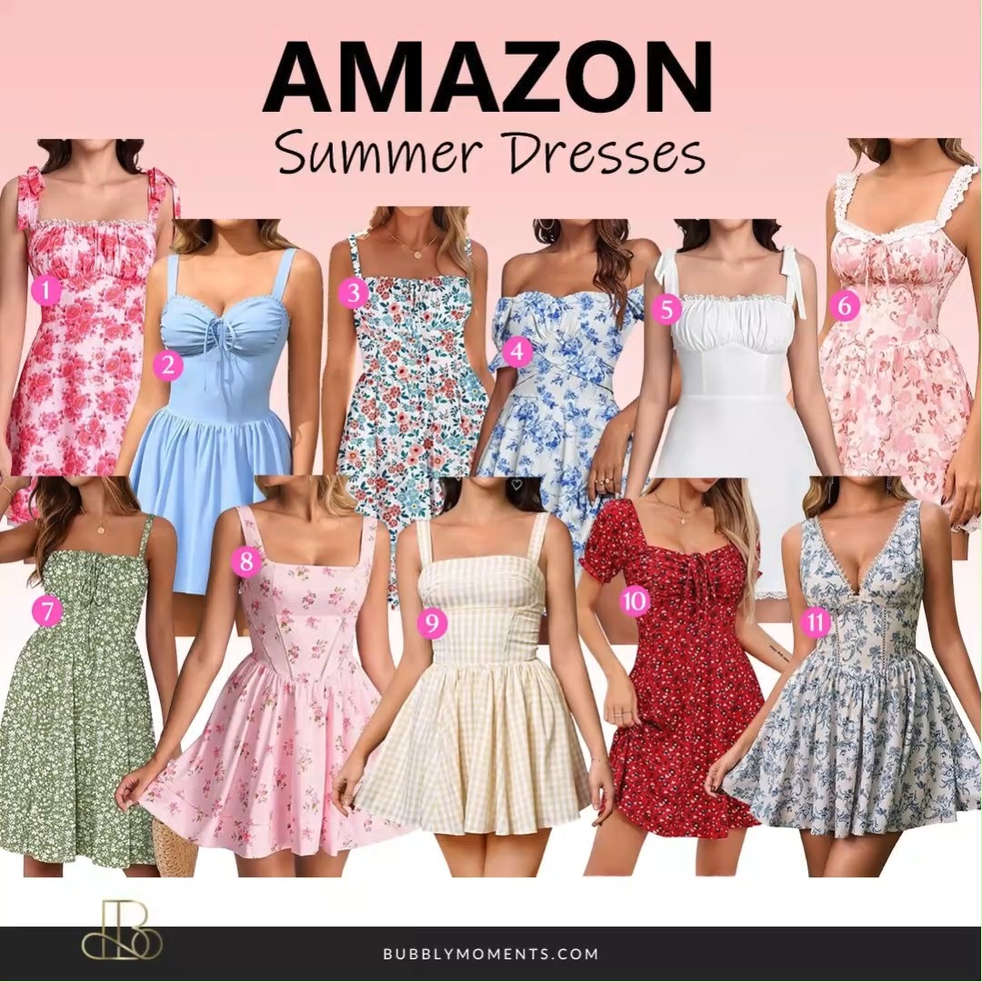 Cute and easy summer dresses you’ll want to wear on repeat ☀️💕 These Amazon finds are perfect for beach days, brunch, vacations, or everyday outfits. Featuring flowy styles, fun colors, and comfy fits that are easy to dress up or down.
Pair them with sandals, a cute bag, and simple accessories for an effortless summer look. These dresses are easy to style and perfect for staying cool while still looking put together. Save this post for your summer outfit inspo and tap to shop your favorites 💕
#LTKootd #LTKStyle #LTKFinds #AmazonFashion #SummerDresses #AmazonFinds #SummerOutfits #OOTD #WomensFashion #StyleInspo #FashionInspo #VacationOutfits #CasualStyle #TrendingNow #CuteOutfits #SummerStyle #EverydayStyle 

 
