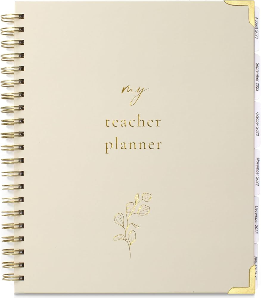 Simplified Teacher Planner For The 2023-2024 Academic School Year - Your All Inclusive 8.5"x11" L... | Amazon (US)