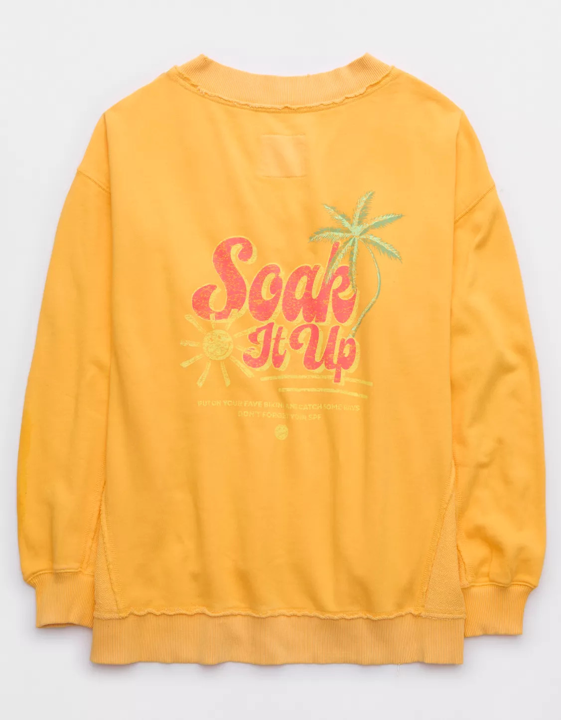 Aerie Vacay Every Day V Neck Sweatshirt | Aerie