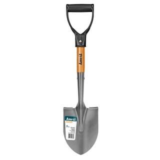 Anvil 18 in. D-Grip Short Wood Handle Compact Digging Shovel 77498-944 - The Home Depot | The Home Depot