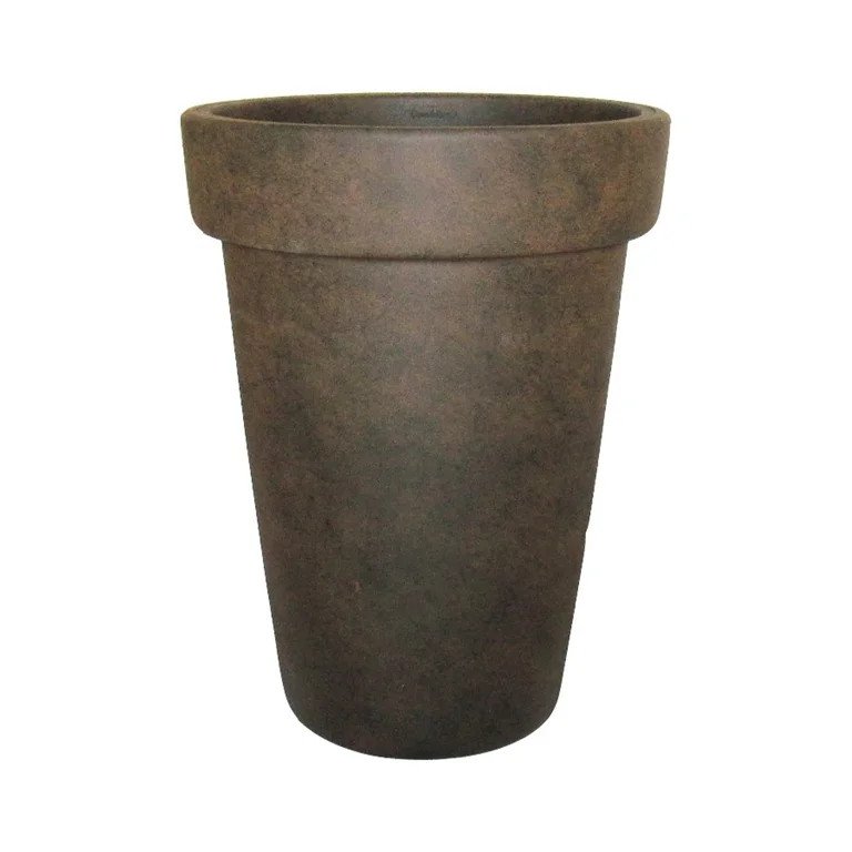 Better Homes & Gardens Bombay Garden Vase 16" Resin Vase Rust | Walmart (US)