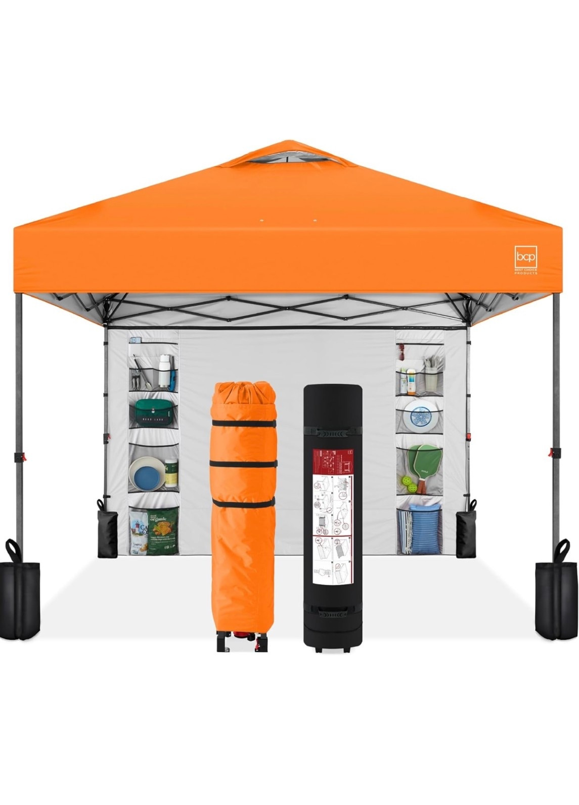 This is the exact tent we have! We’ve had it for a few years now, no issues at all! It pops right up in the middle and is easy to take it down as well! It also has a side panel to put up to keep the sun from coming in 
