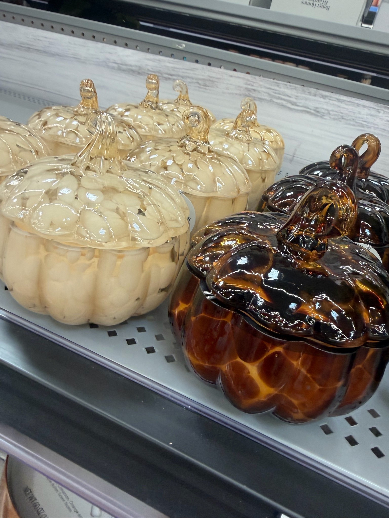 🎃🤍 I can’t stop thinking about these pumpkins…

The swirled glass, the warm fall colors, and that designer-inspired look… I’m officially obsessed. These are the kind of pieces that instantly make your home feel cozy for fall and spooky season without going over the top.

Linked these pumpkins (and my other favorite fall finds) before they’re gone! 🧡✨

#LTKHome #LTKFall #FallDecor #PumpkinDecor #LTKFinds

#LTKSeasonal #LTKHome